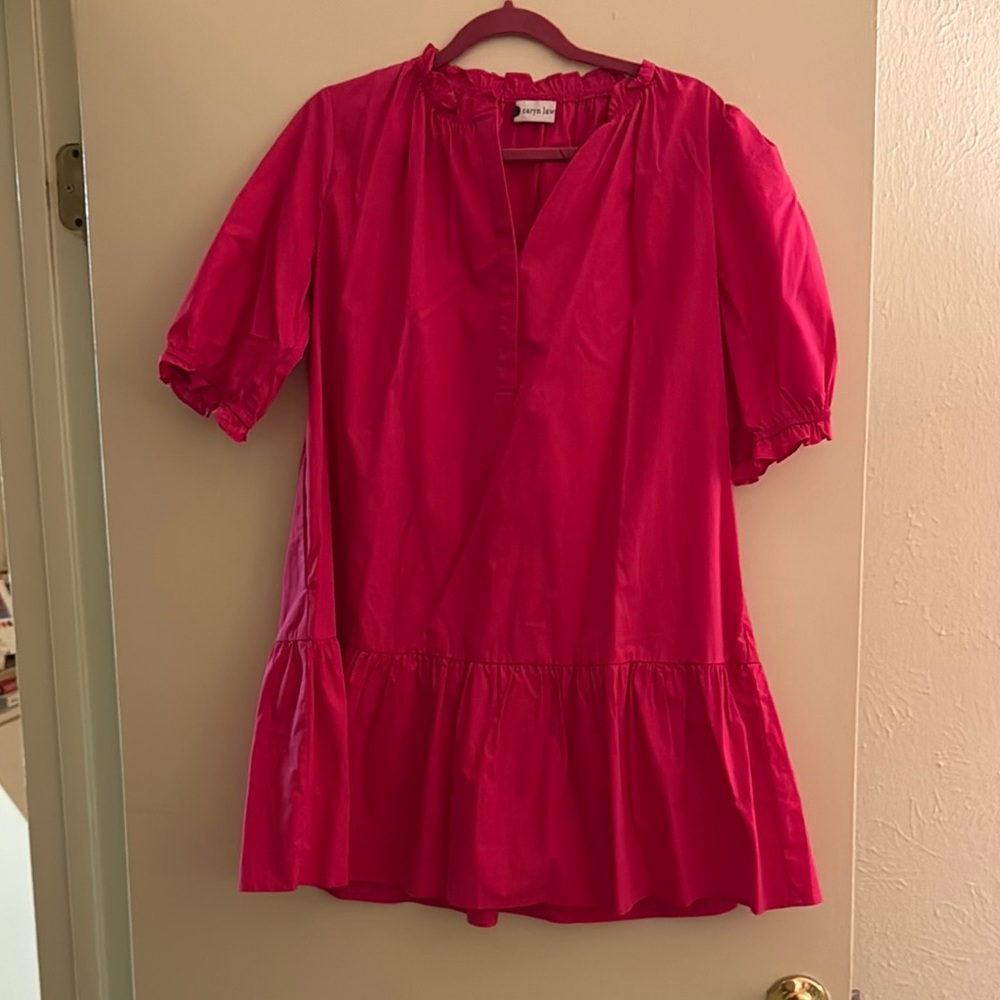 Caryn Lawn Hot Pink Clare Dress NWOT